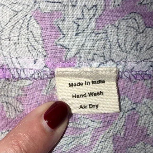 Tuckernuck Exclusive Violet and Indigo Nila Dali Dress by SZ Blockprints - Picture 12 of 13